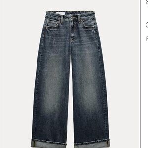 Stylish Wide-Leg Denim Jeans